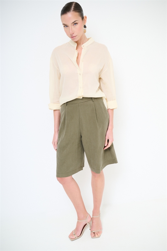 CASACCA COREANA IN MUSSOLA CON MACRAME DIETRO