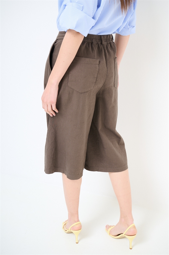 BERMUDA OVER IN COTONE FIAMMATO