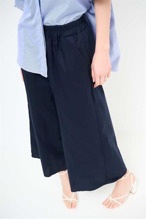 PANTACOULOTTE CON ELASTICO BLU