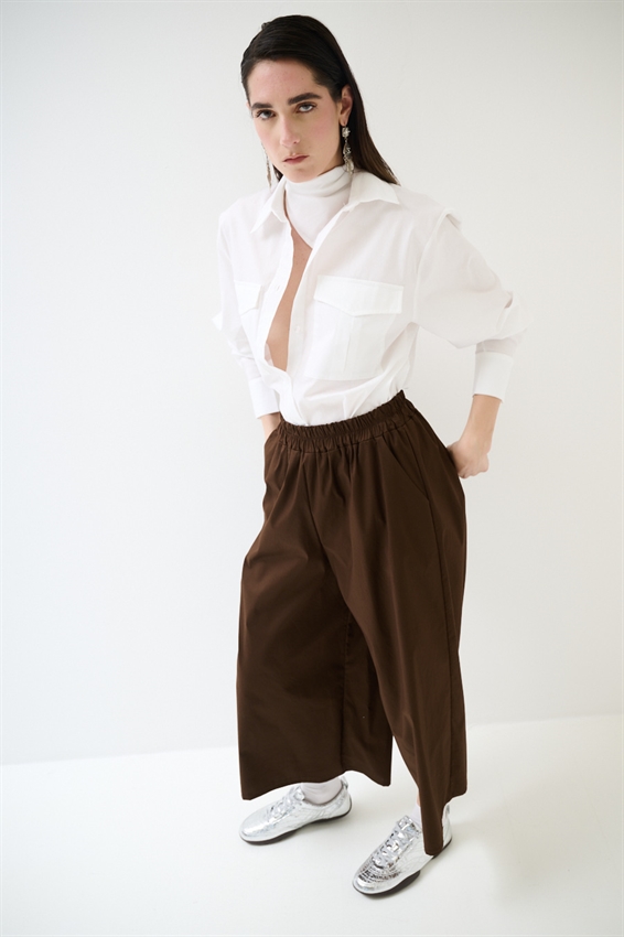 PANTACOULOTTE CON ELASTICO MORO