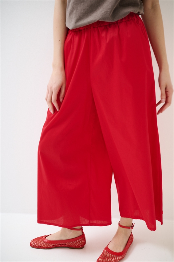 PANTACOULOTTE CON ELASTICO ROSSO