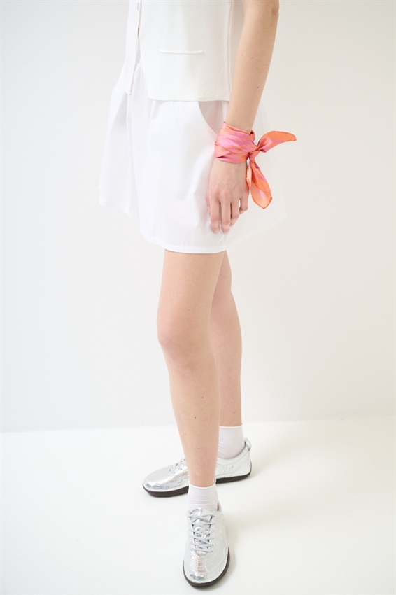 SHORTS IN POPELINE CON ELASTICO