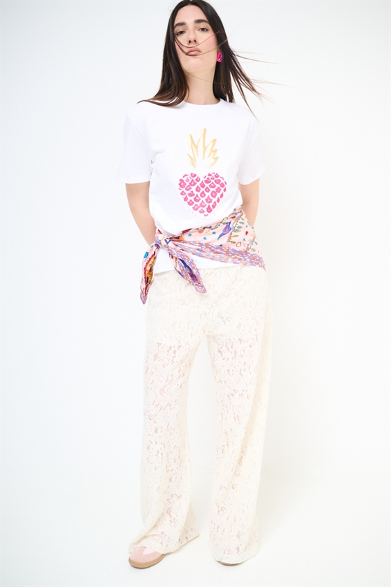 T-SHIRT REGULAR CON STAMPA CUORE