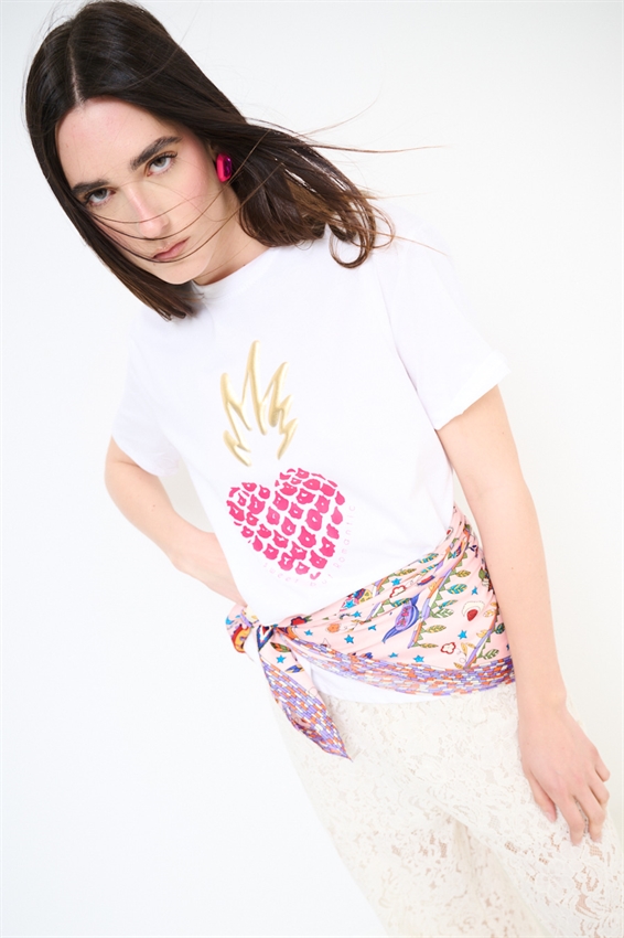 T-SHIRT REGULAR CON STAMPA CUORE