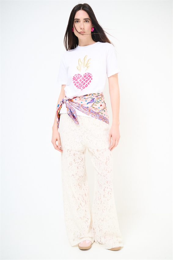 T-SHIRT REGULAR CON STAMPA CUORE