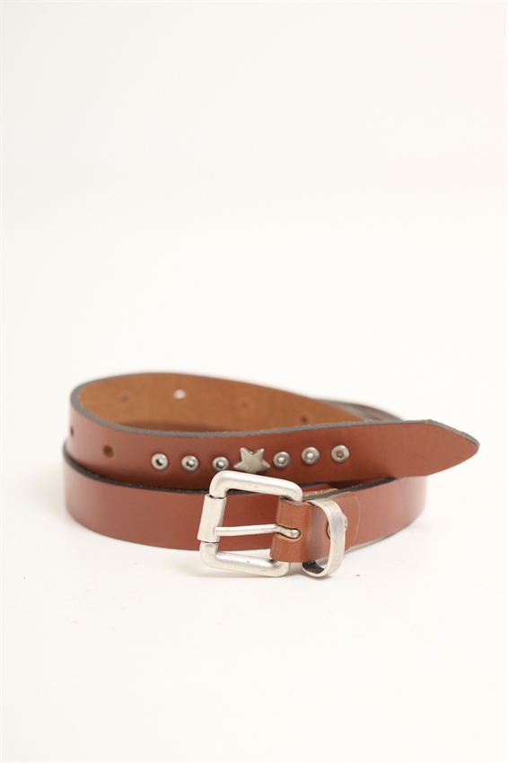 CINTURA IN PELLE CON PIETRE SMERALDO