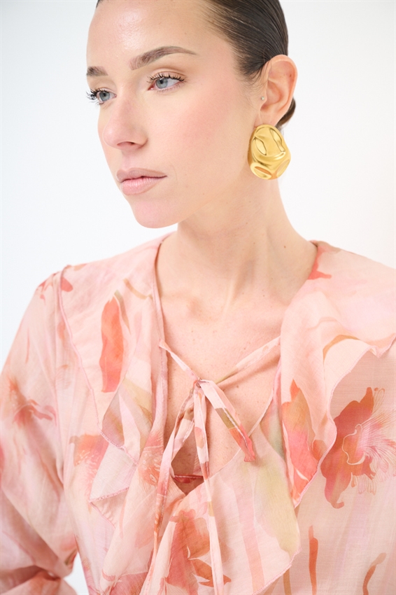 ABITO CORTO CON DOPPIA BALZA A FANTASIA