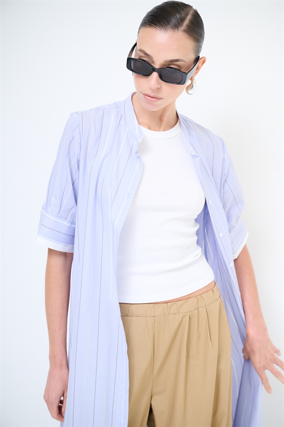 ABITO CHEMISIER RIGA RICAMATO