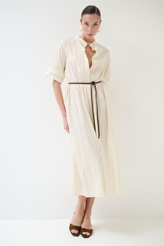 ABITO CHEMISIER RIGA RICAMATO