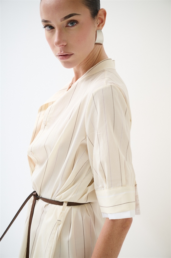 ABITO CHEMISIER RIGA RICAMATO