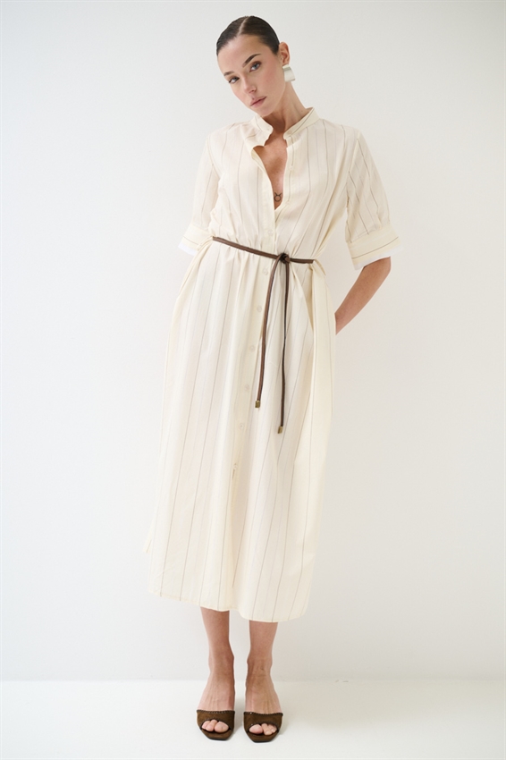 ABITO CHEMISIER RIGA RICAMATO