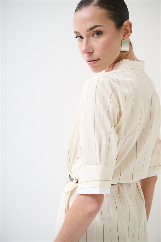 ABITO CHEMISIER RIGA RICAMATO