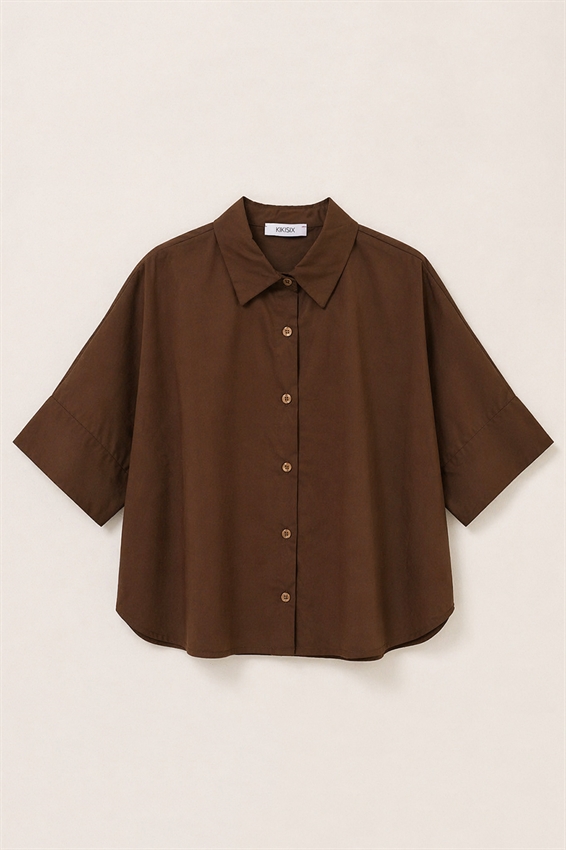 CAMICIA MANICA A PIPISTRELLO