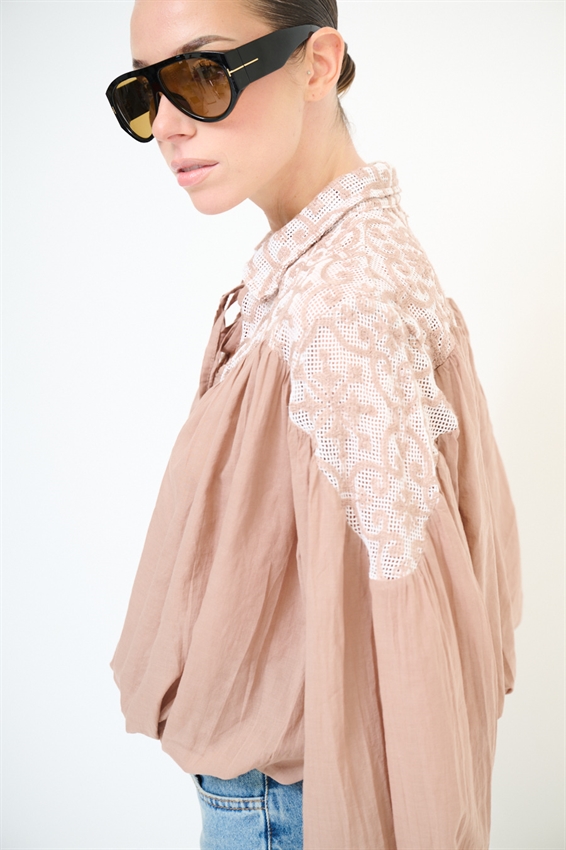 BLUSA INSERTO MACRAME TERRA