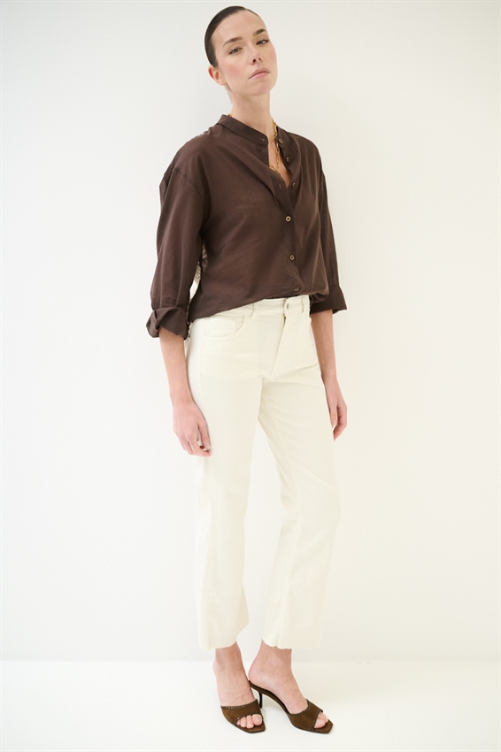 PANTALONE BULL FLARE CROP BURRO