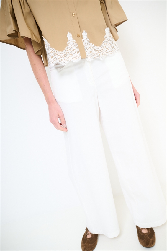 PANTA PALAZZO CON CINTURA