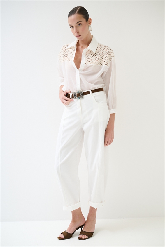 PANTALONE BALLOON CON CINTURA