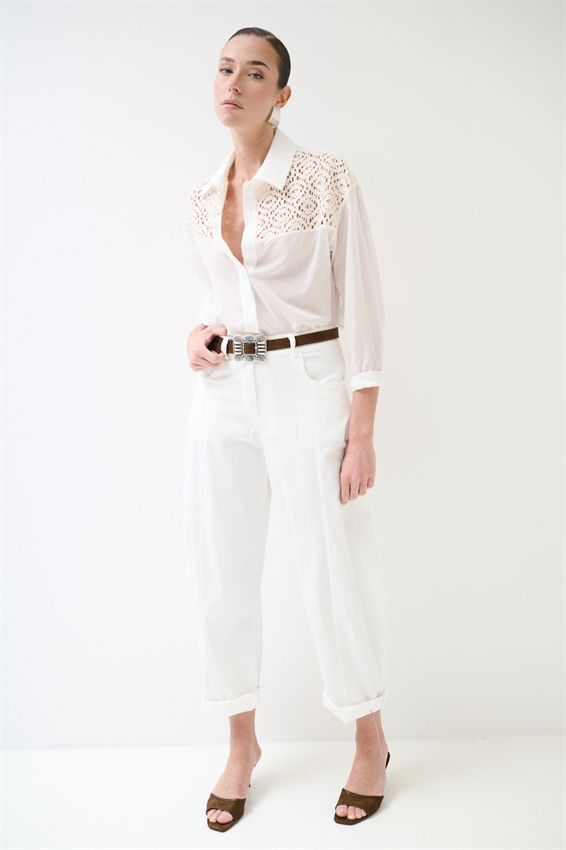 PANTALONE BALLOON CON CINTURA