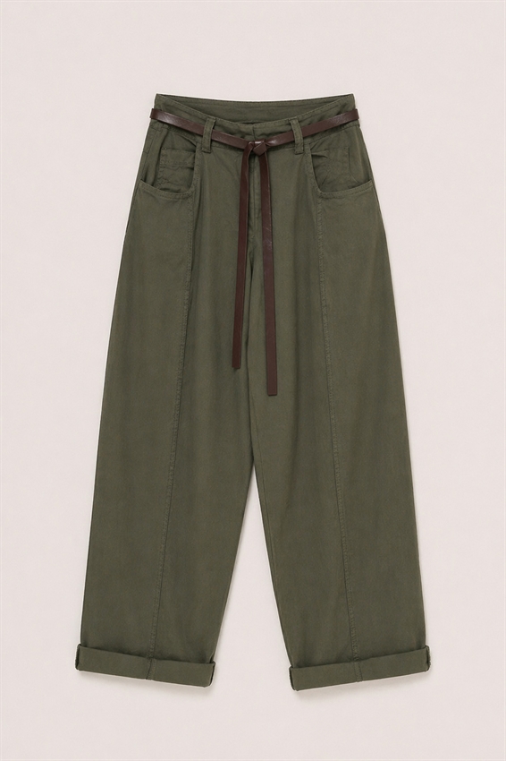 PANTALONE BALLOON CON CINTURA