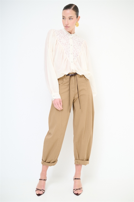 PANTALONE BALLOON CON CINTURA