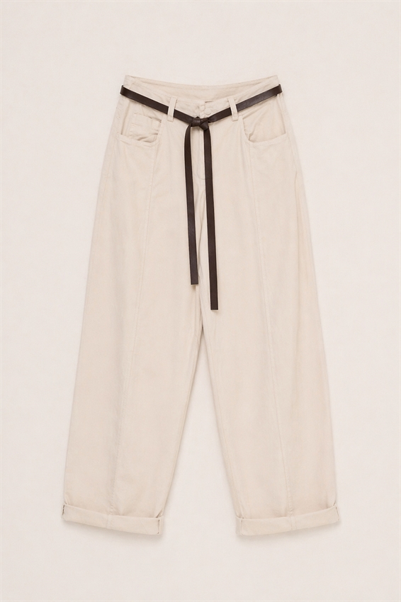 PANTALONE BALLOON CON CINTURA SOIA