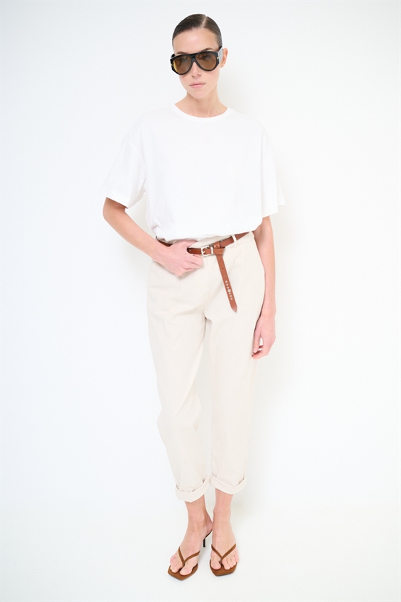 PANTALONE CHINO CON CINTURA SOIA