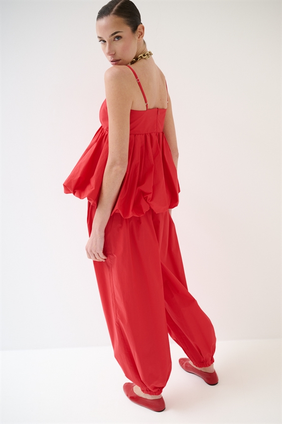 PANTALONE IN TELA PARACADUTE CON ELASTICO