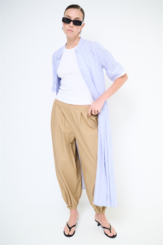 PANTALONE IN TELA PARACADUTE CON ELASTICO