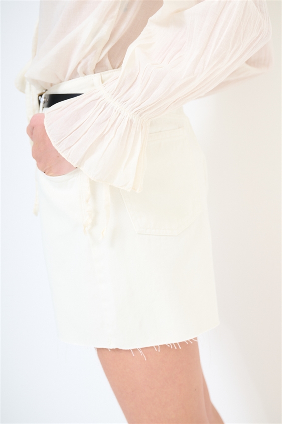 SHORTS BULL TAGLIO VIVO BURRO