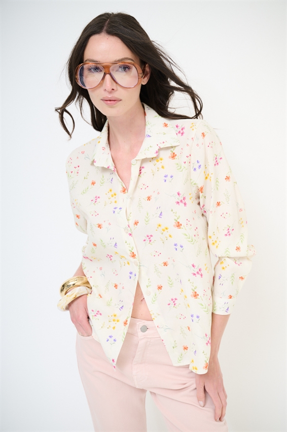 CAMICIA BASIC CON STAMPA