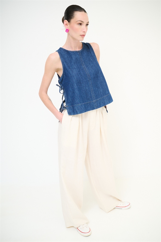 PANTALONE TENCEL VISCOSA/LINO