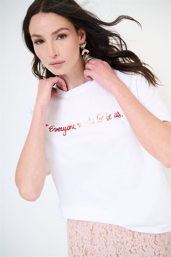 T-SHIRT REGULAR CON STAMPA EVERYONE