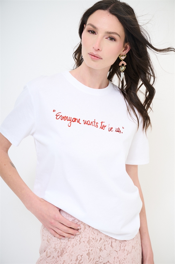 T-SHIRT REGULAR CON STAMPA EVERYONE
