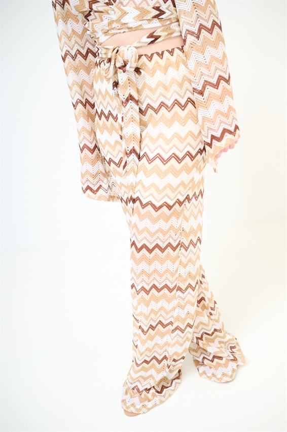 PANTAPALAZZO A MAGLIA ZIG ZAG