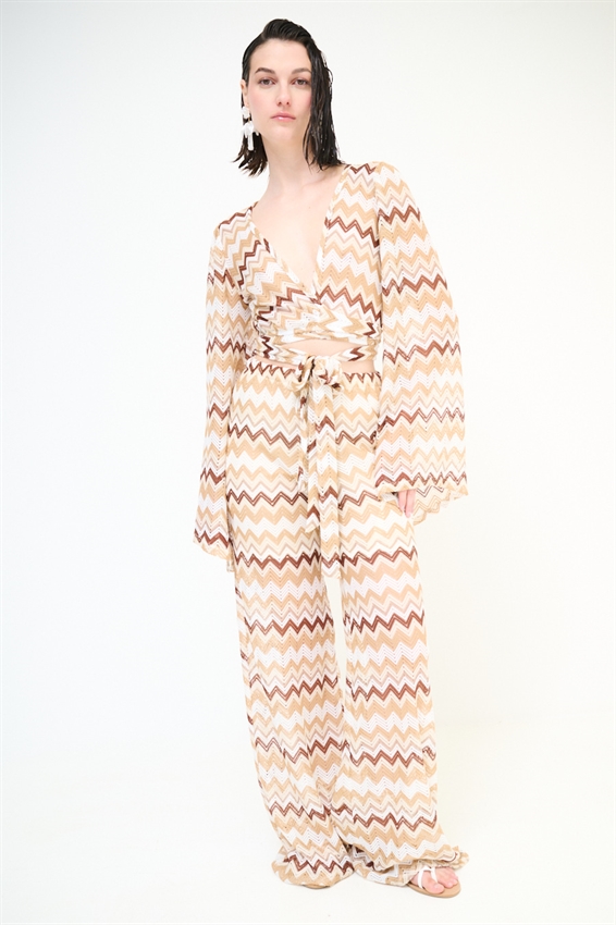 PANTAPALAZZO A MAGLIA ZIG ZAG