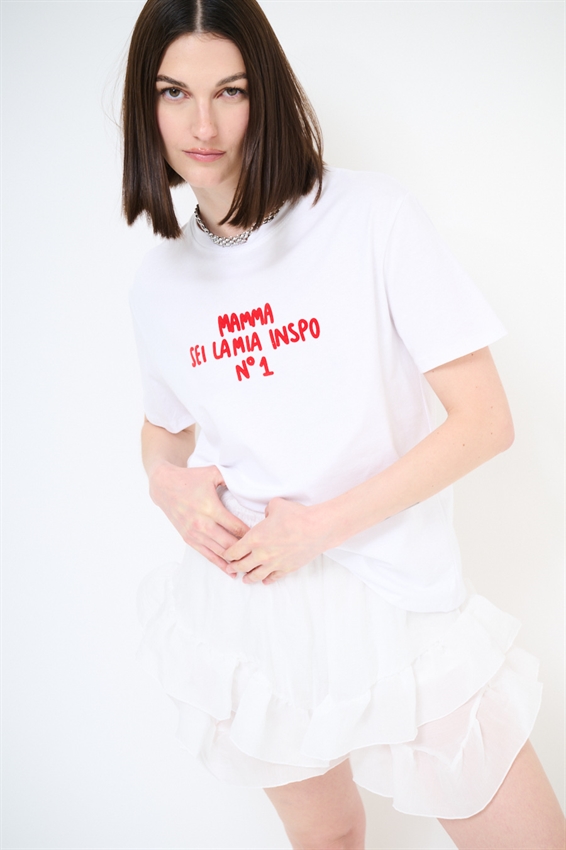 T-SHIRT REGULAR CON STAMPA MAMMA INSPO N1