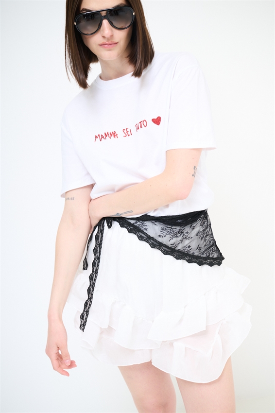 T-SHIRT REGULAR CON STAMPA MAMMA SEI TUTTO