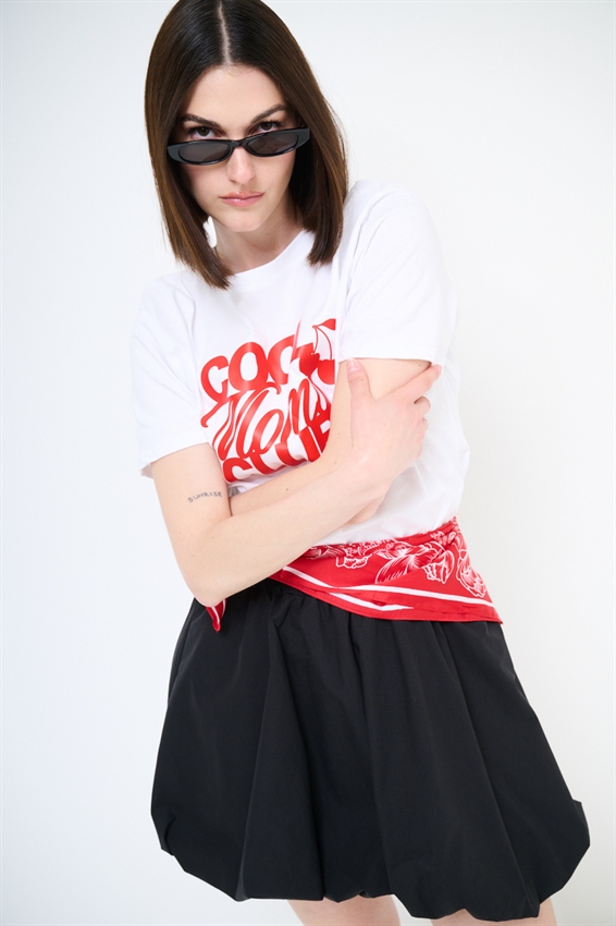 T-SHIRT REGULAR CON STAMPA COOL MOMS CLUB