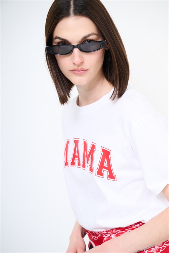 T-SHIRT REGULAR CON STAMPA MAMA