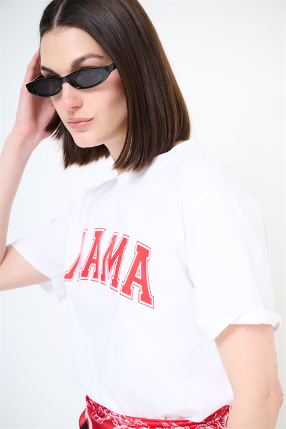 T-SHIRT REGULAR CON STAMPA MAMA