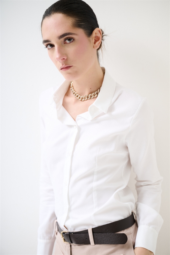CAMICIA OXFORD SLIM BIANCO