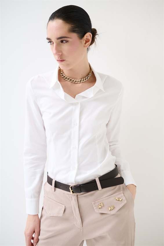CAMICIA OXFORD SLIM BIANCO