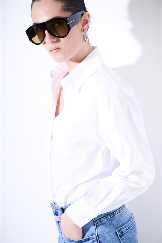 CAMICIA OXFORD OVERSIZE BIANCO