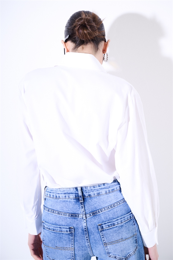 CAMICIA OXFORD OVERSIZE BIANCO