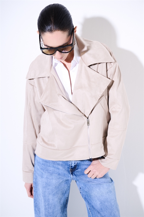 CHIODO OVER IN DAINETTO BEIGE