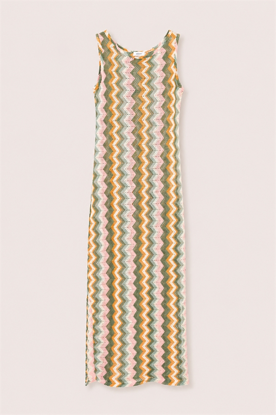 ABITO LUNGO SMANICATO CHEVRON