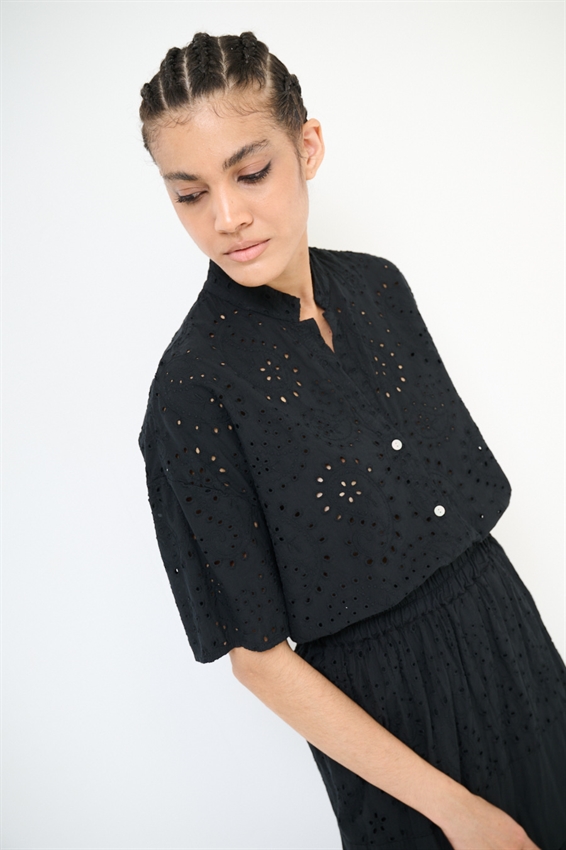 CAMICIA MEZZA MANICA SANGALLO