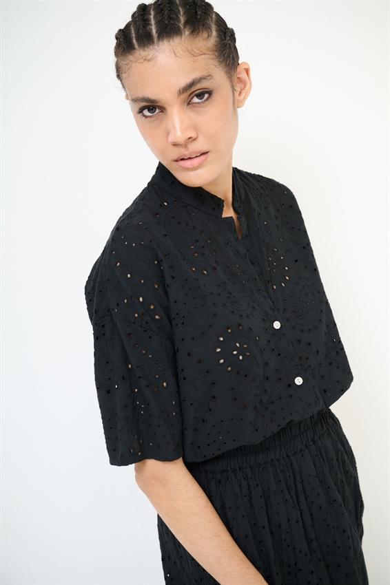 CAMICIA MEZZA MANICA SANGALLO