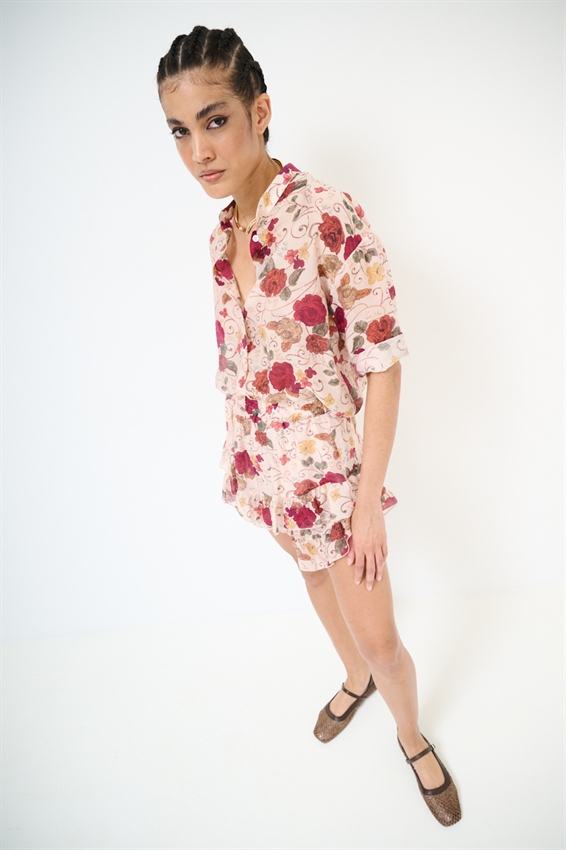 CAMICIA COREANA STAMPATA CON NODO
