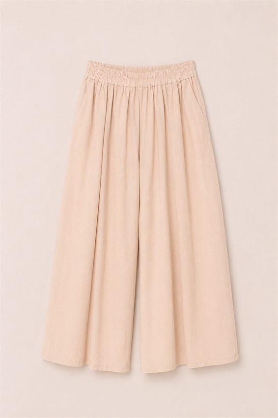 PANTA PALAZZO LUNGO CON ELASTICO